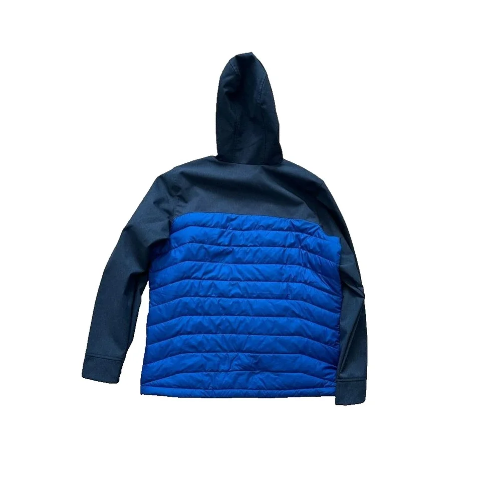 Columbia Men's Thermal Coil Hooded Jacket Coat Blue Medium